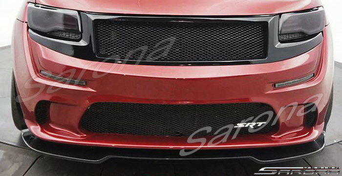 Custom Jeep Grand Cherokee  SUV/SAV/Crossover Front Add-on Lip (2014 - 2016) - $590.00 (Part #JP-008-FA)
